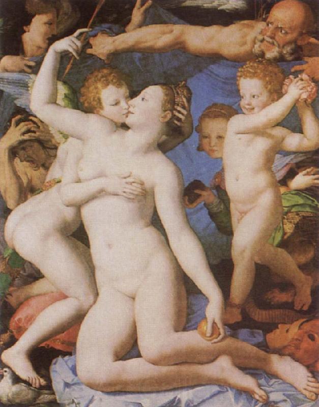 Agnolo Bronzino An Allegory with Venus and Cupid